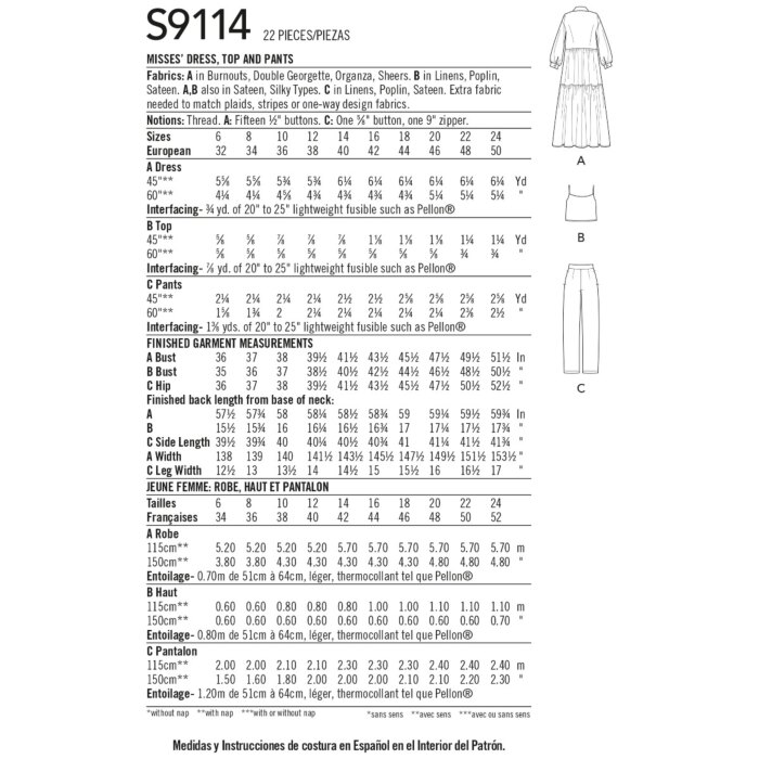 Simplicity 9114