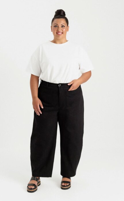 Curve pants fashion