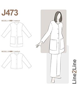 Line2Line 473 Dropped Shoulder Jacket